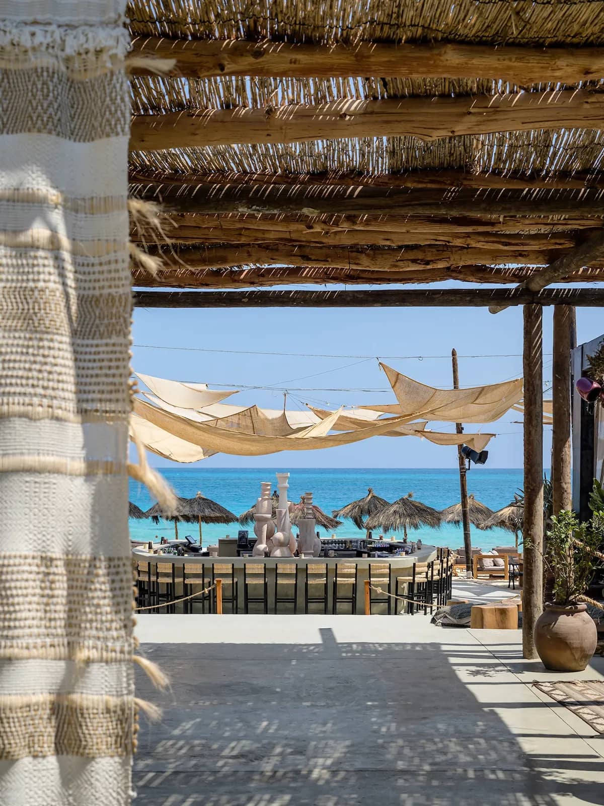 A beach bar on the North Coast