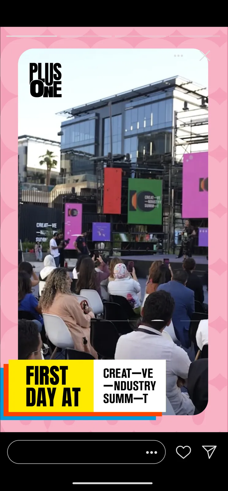 Plus One story from a creative summit